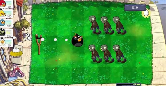 愤怒的小鸟大战僵尸(2)