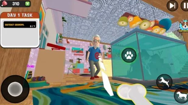 宠物狗模拟小狗恶作剧