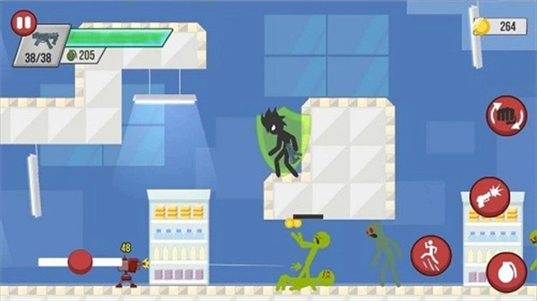 火柴人僵尸射击图2