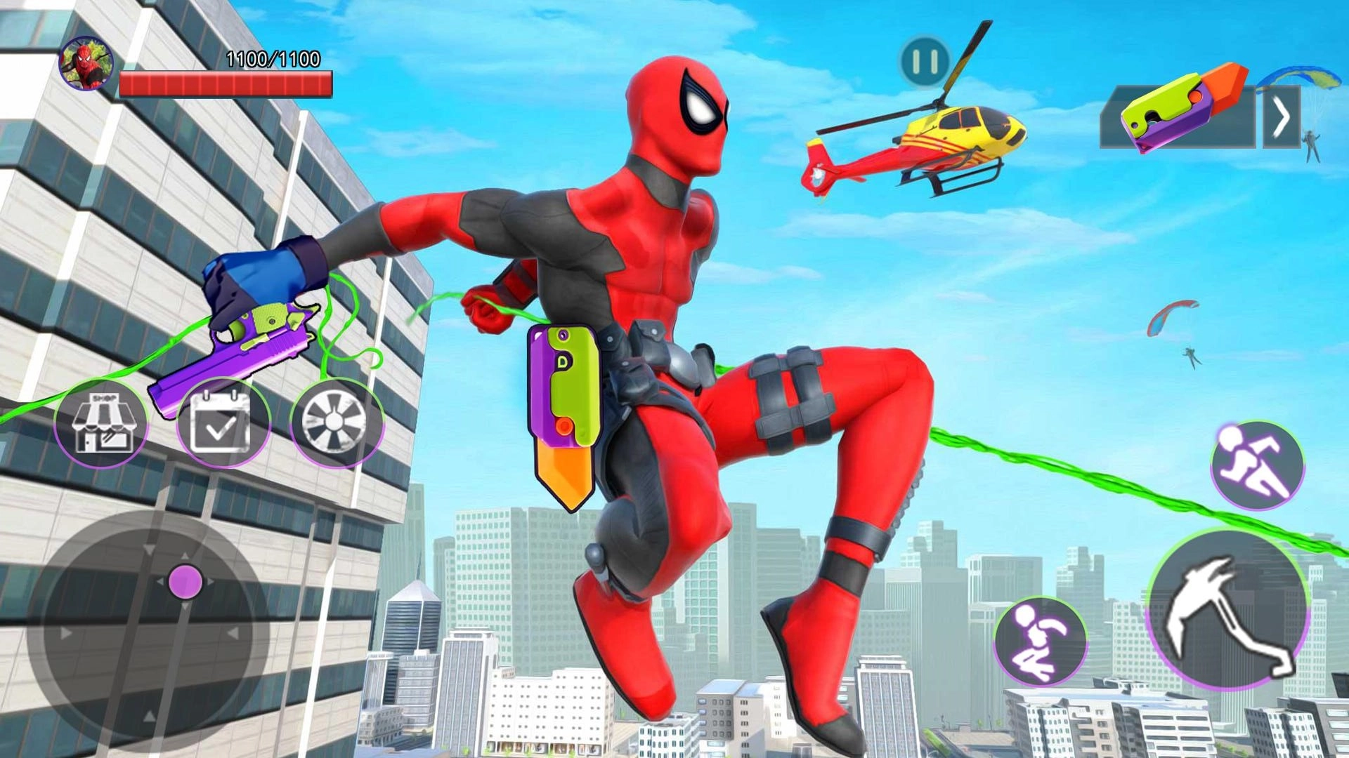 飞绳蜘蛛英雄图1