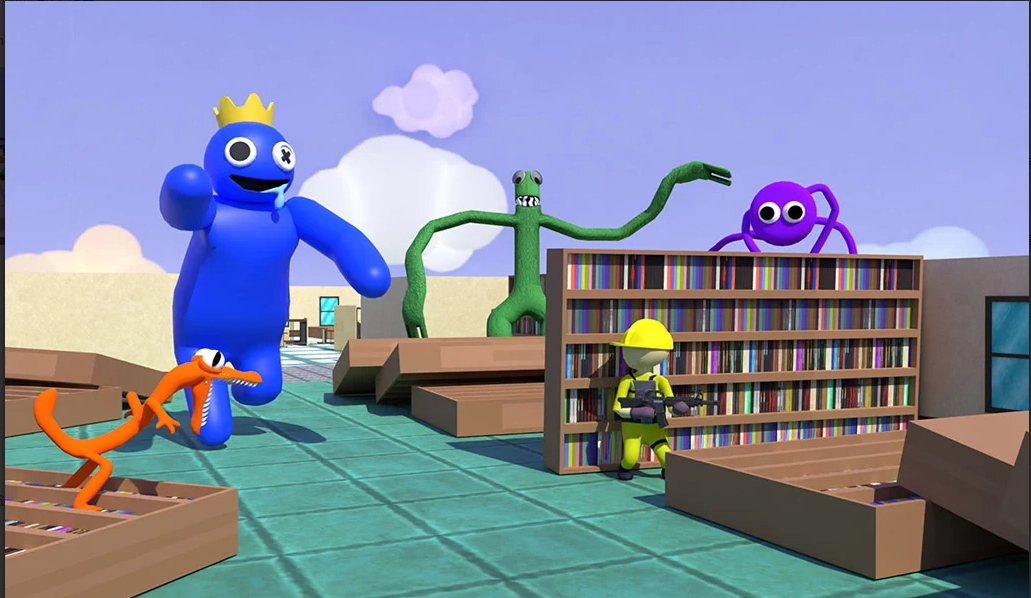 彩虹朋友捉迷藏图1