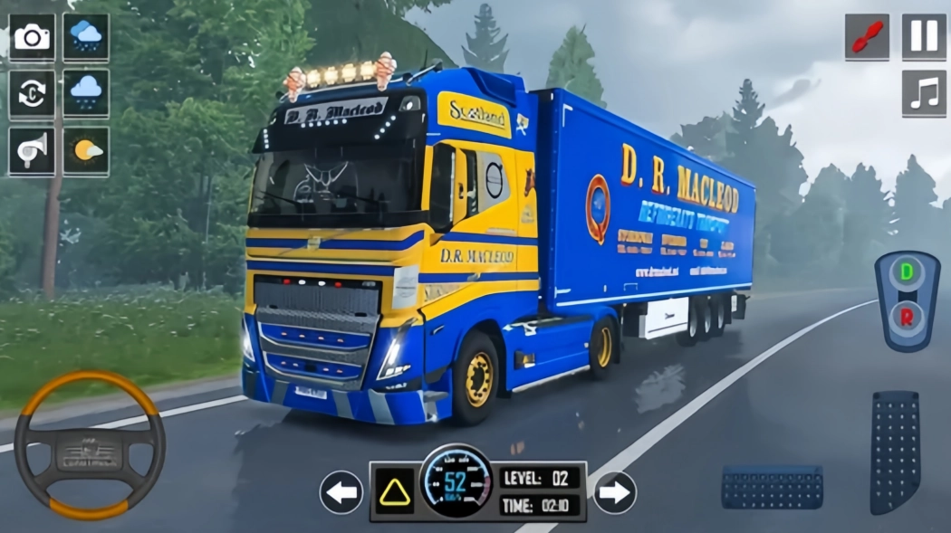 3D货运卡车模拟图3