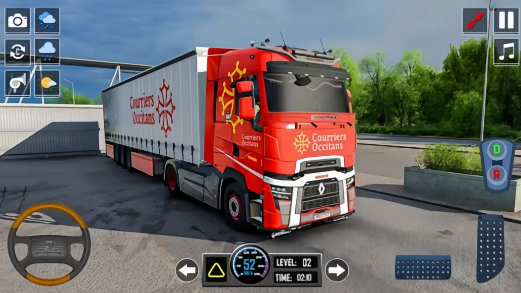 3D货运卡车模拟图1