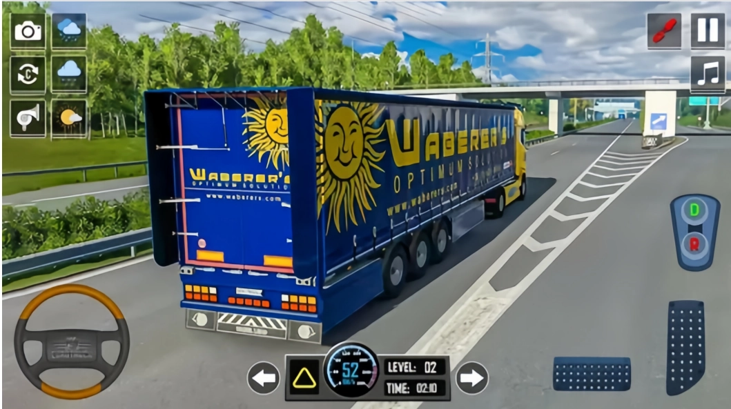 3D货运卡车模拟图2