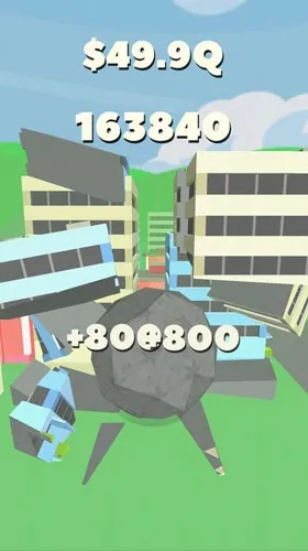 毁灭之石(推石头解压游戏)  手机版截图1