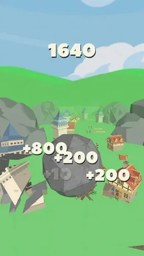 毁灭之石(推石头解压游戏)  手机版截图0