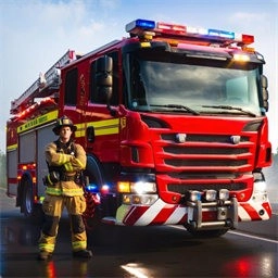 消防车英雄救援