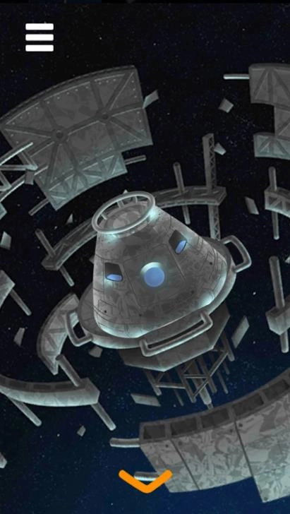 逃脱游戏ALONE漂浮在太空垃圾中的房间