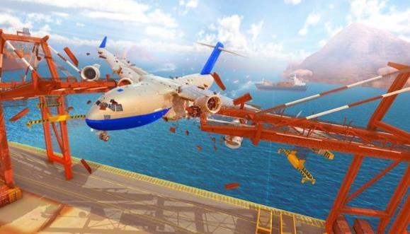 飞机坠毁着陆模拟器图1