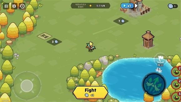 夜幕王国边境塔防中文版图2