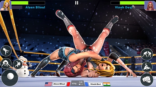 坏女孩摔跤比赛(Wrestling Simulator)图2