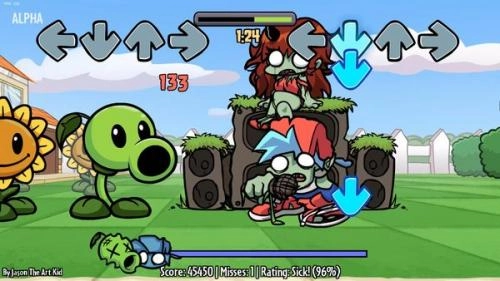 周五夜放克植物大战僵尸机枪豌豆模组图2