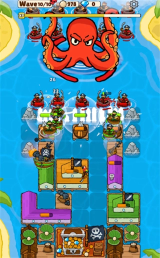 海盗防御无敌版图1