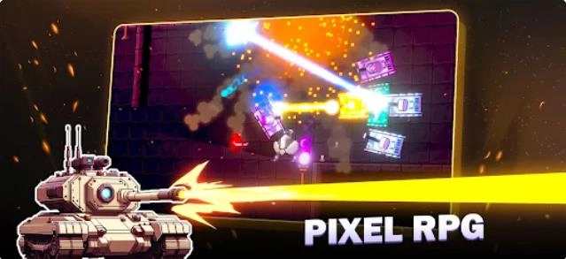 激光坦克像素角色扮演