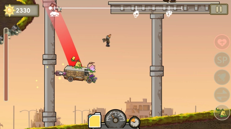 植物戰(zhàn)車游戲截圖2