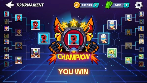 火柴人战斗机(Stickman Hero Fight)图2