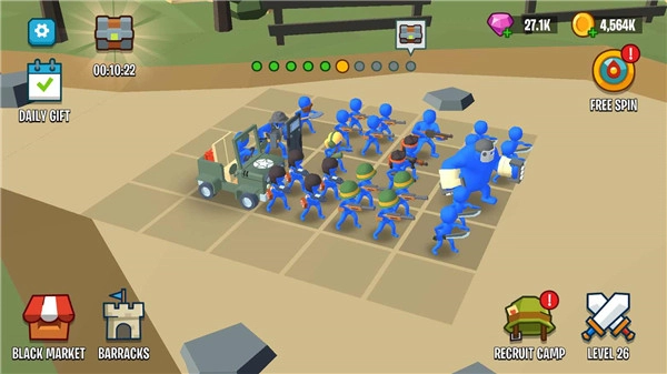 火柴人战争部队菜单截图1