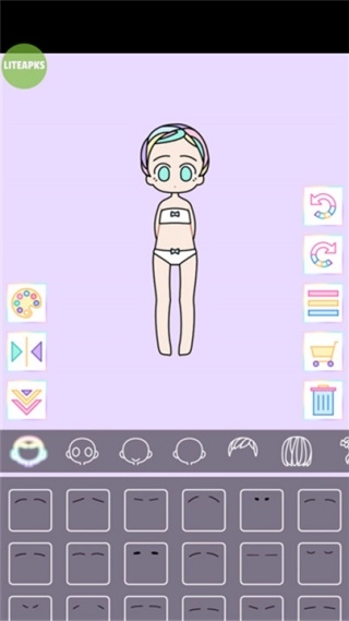 粉彩女孩换装图2