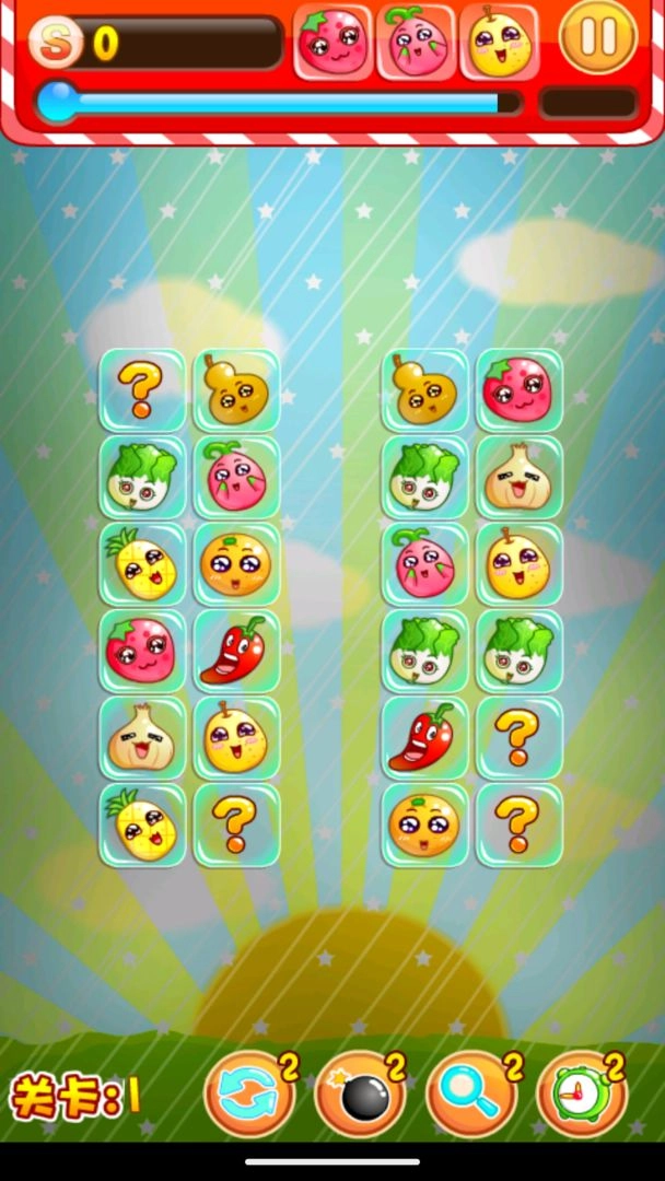超萌果蔬宠物连连看图1
