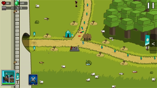 我的世界王国保卫战模组 MinecraftRush