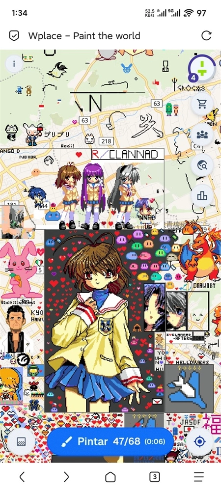 wplace像素地图图1