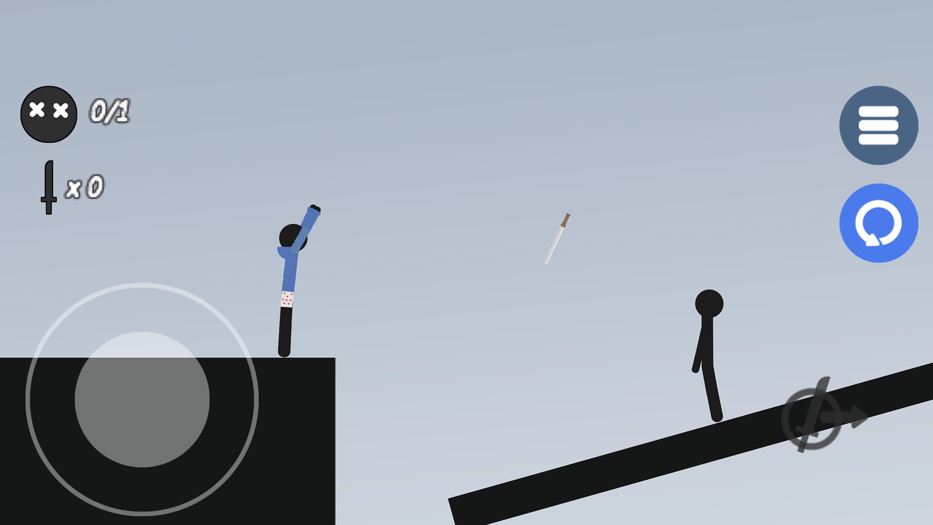 火柴人扔剑投掷图1