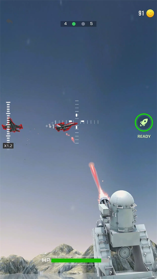 陆基密集阵炮台游戏图1