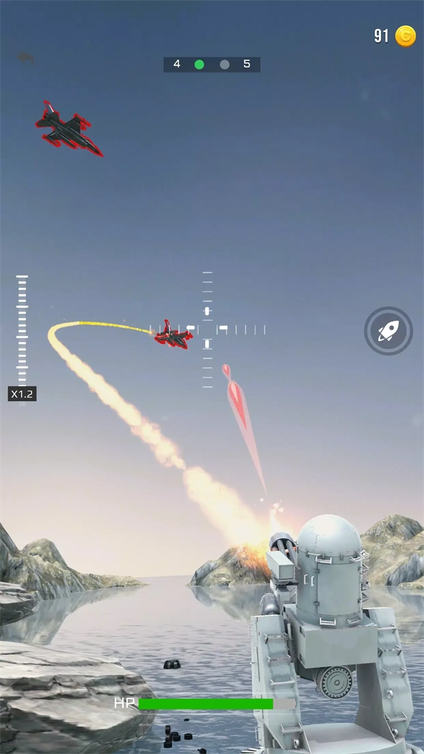 陆基密集阵炮台游戏图2