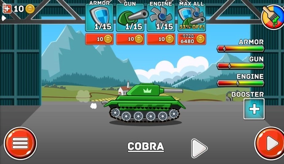 山地坦克大战最新版图2