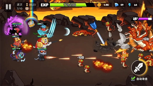 猫咪勇士冒险图1