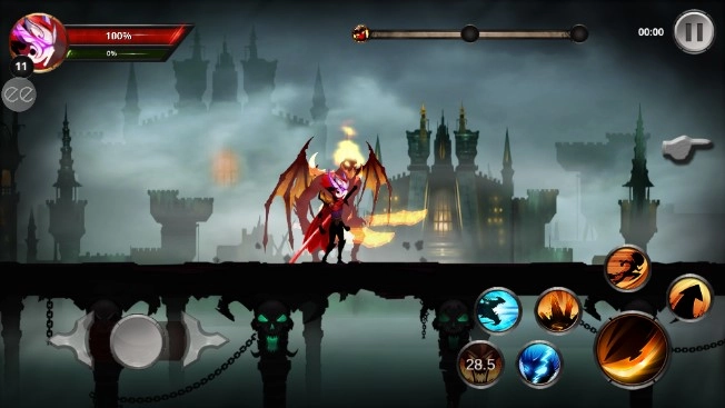 火柴人传说暗影战争最新中文无敌版图1