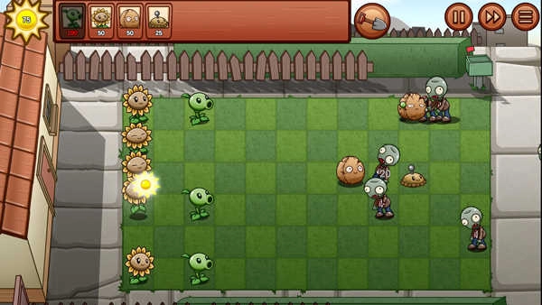 宅宅萝卜植物大战僵尸BW版图4