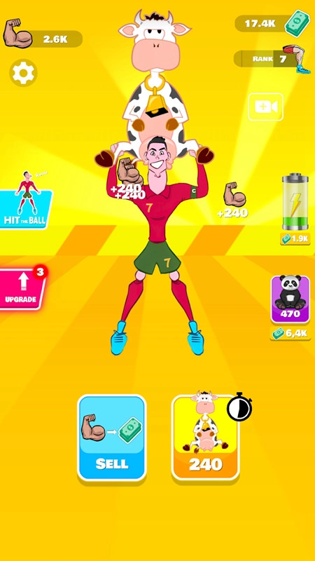 Lifting Ronaldo训练罗纳尔多游戏安卓最新版图3