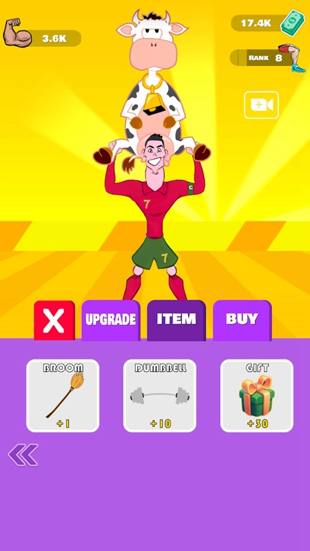 Lifting Ronaldo训练罗纳尔多游戏安卓最新版图5