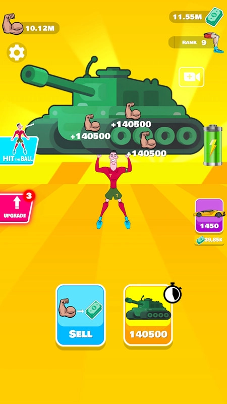 Lifting Ronaldo训练罗纳尔多游戏安卓最新版图2