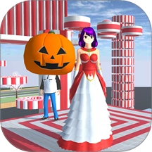 樱校跑酷躲避南瓜怪