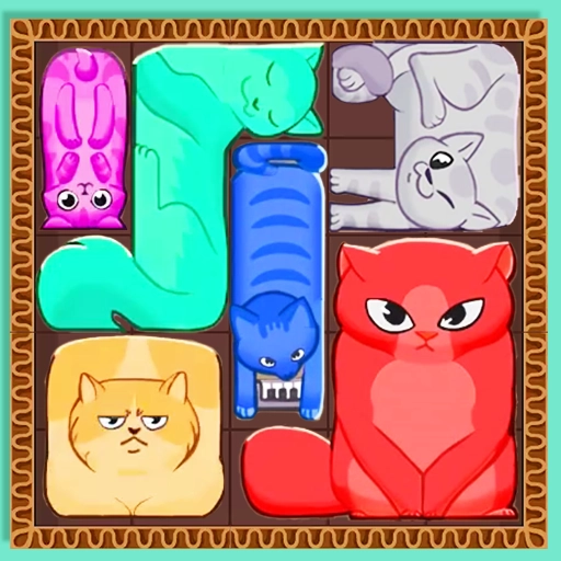 萌猫挤一挤小游戏  