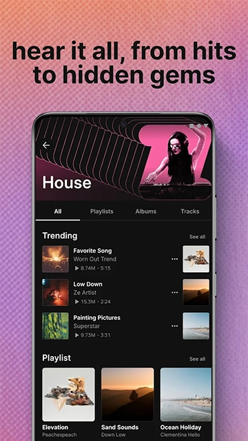 SoundCloud音樂App截圖0