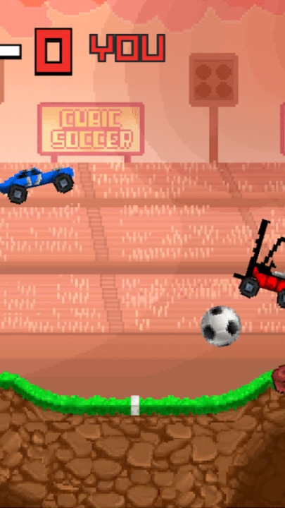 像素賽車足球游戲圖3