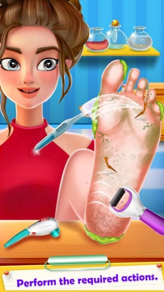 医生修个脚游戏