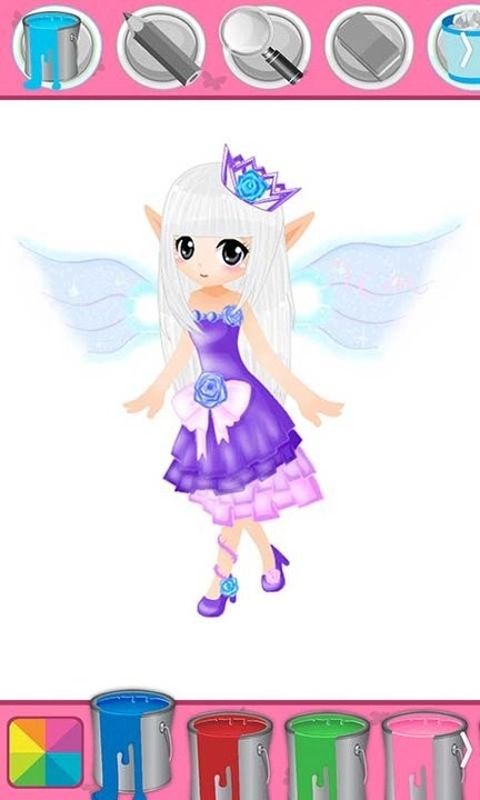精灵公主爱画画游戏图2