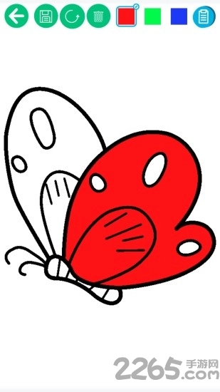 儿童动物填色画画图4