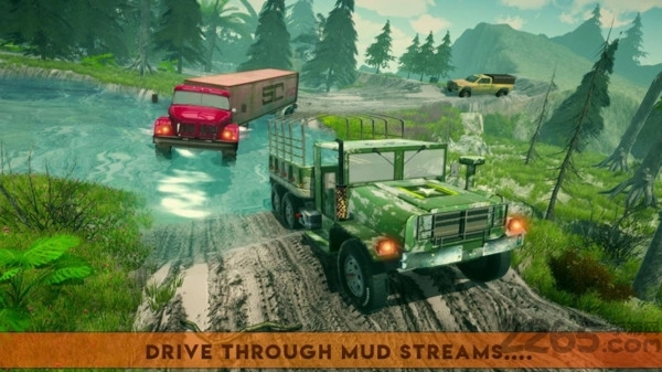 泥濘的越野卡車(chē)駕駛游戲圖1