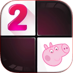 小猪佩奇钢琴方块