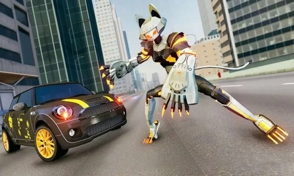 貓咪變形機(jī)器人游戲圖1