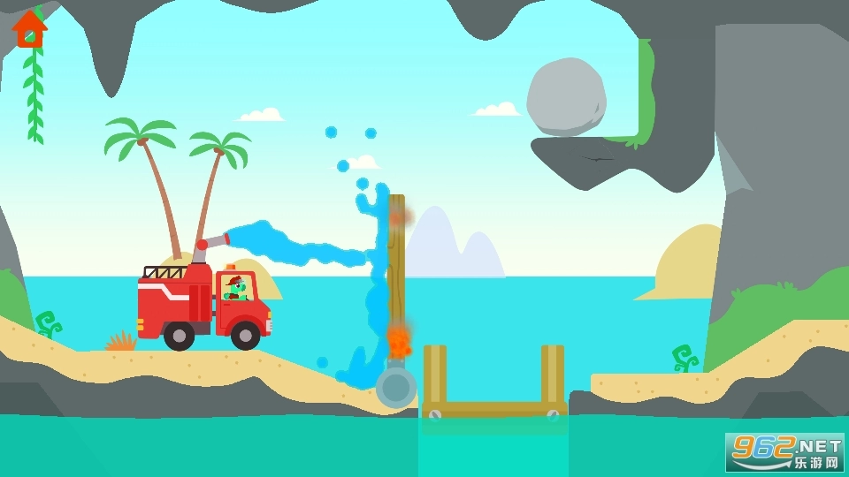 恐龙消防车驾驶消防车灭火免费版图1