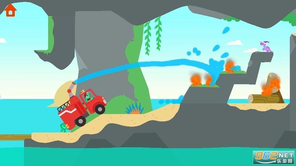 恐龙消防车驾驶消防车灭火免费版图7