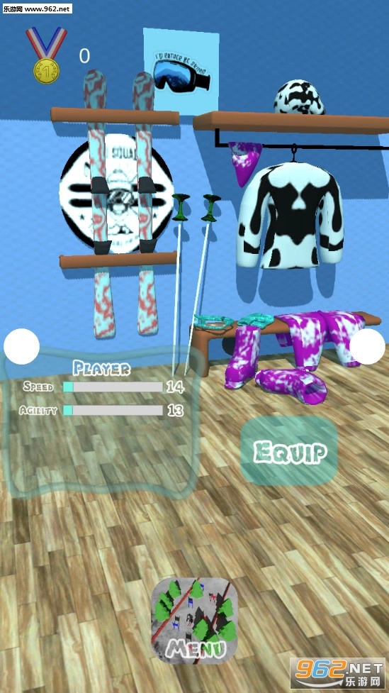 滑雪模拟器游戏