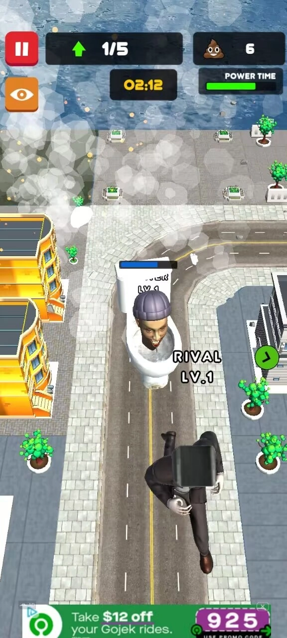 狂暴马桶人怪物粉碎图3