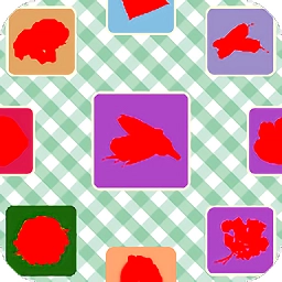 儿童贴纸植物园